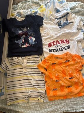 Toddler Mix & Match Tee Bundle - Stars, Stripes & Popsicles